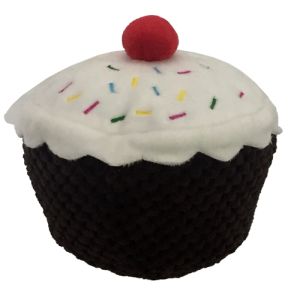 Petlou Waffle Cupcake Dog Toy, 5-in