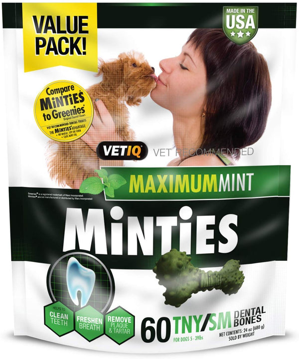 VetIQ Minties Dental Tiny/Small Dog Treats