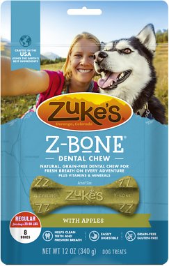 Zuke's Z-Bone with Apples Dental Dog Treats