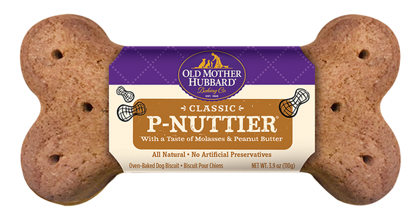 Old Mother Hubbard Classic Big Ol' Bone Dog Biscuit, P-Nuttier