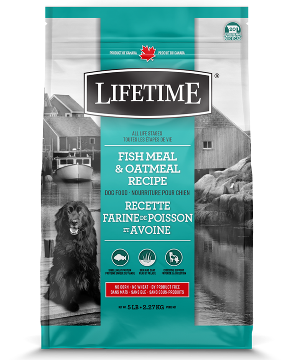 Lifetime Fish Meal & Oatmeal Recipe Dry Dog Food