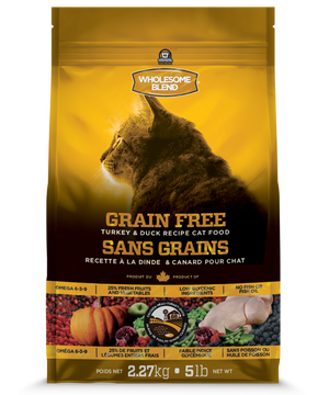 Wholesome Blend Turkey & Duck Recipe Grain Free Dry Cat Food