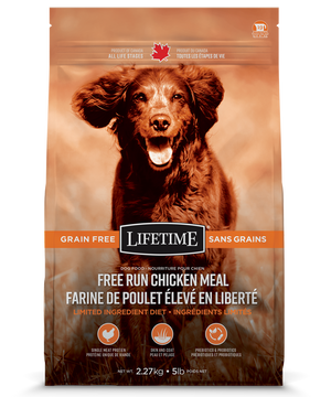 Lifetime Free Run Chicken Meal Grain Free Dry Dog Food