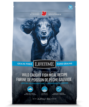 Lifetime Wild Caught Fish Meal Recipe Grain Free Dry Dog Food