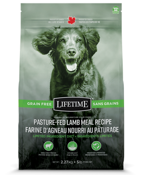 Lifetime Pasture-Fed Lamb Meal Recipe Grain Free Dry Dog Food