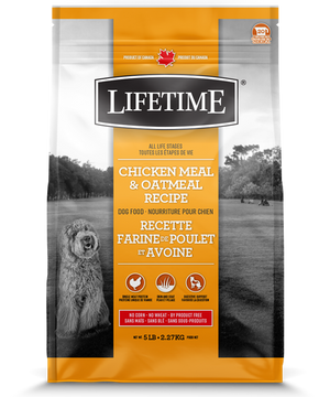 Lifetime Chicken Meal & Oatmeal Recipe Dry Dog Food