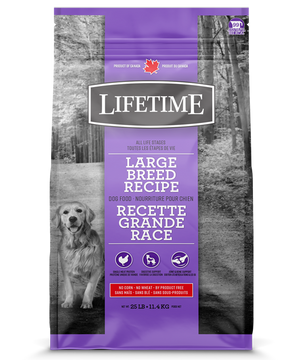 Lifetime Chicken & Oatmeal Large Breed Recipe Dry Dog Food, 25-lb