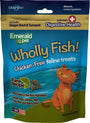 Emerald Pet Wholly Fish! Digestive Health Tuna Recipe Cat Treats, 3-oz