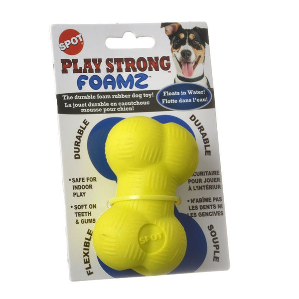 Ethical Pet Spot Play Strong Foamz Bone Dog Toy