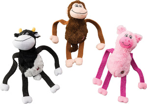 Ethical Pet Stretcheeez Plush Dog Toys, Assorted Colors, 13-in