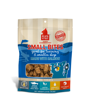 Plato Small Bites Salmon Dog Treats