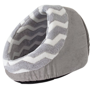 Precision SnooZZy Zig Zag Hide & Seek Pet Bed, Gray