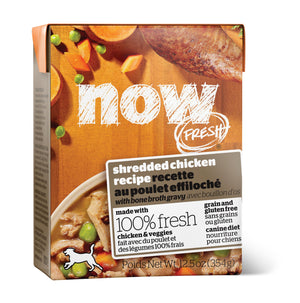 NOW FRESH Shredded Chicken Grain-Free Wet Dog Food, 12.5-oz