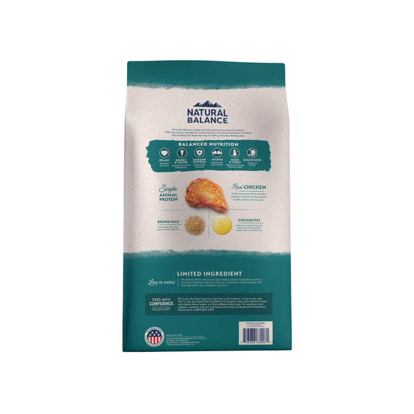 Natural Balance Limited Ingredient Chicken & Brown Rice Recipe Dry Dog Food