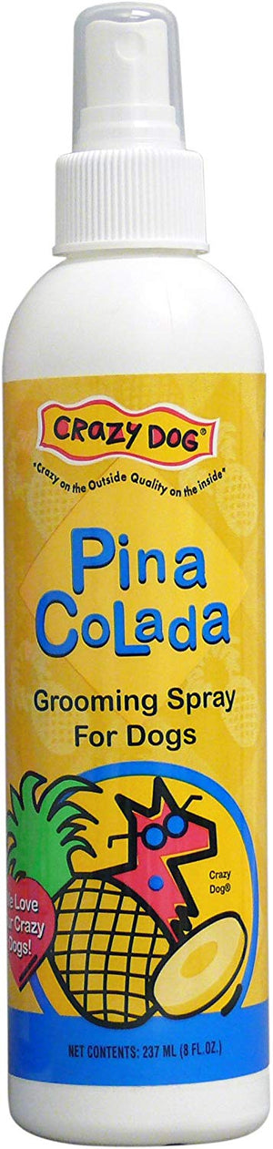 Crazy Dog Piña Colada Grooming Spray for Dogs, 8-oz