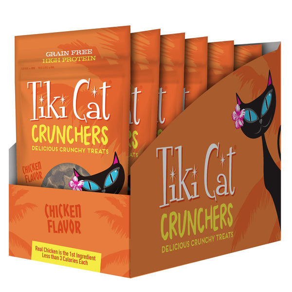 Tiki Cat Crunchers Baked Cat Treats, Chicken Flavor
