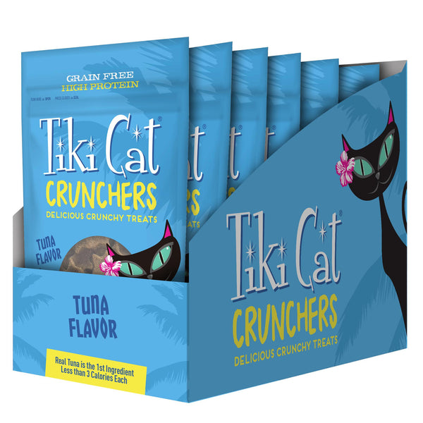 Tiki Cat Crunchers Baked Cat Treats, Tuna Flavor