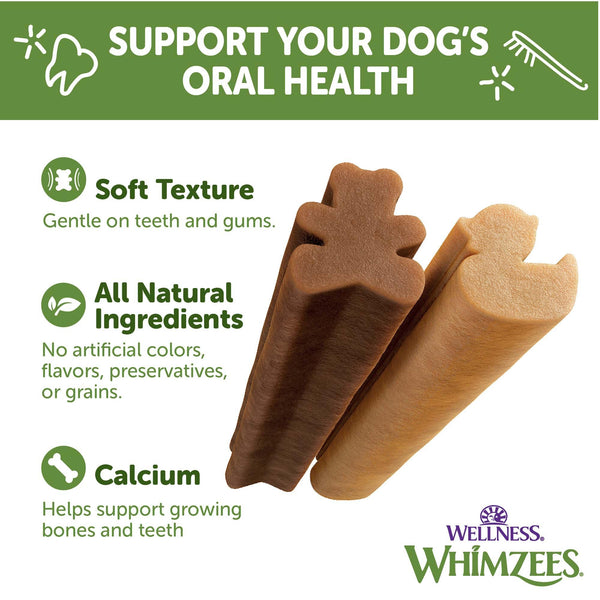 WHIMZEES Duck & Teddy Puppy Natural Dental Dog Treats