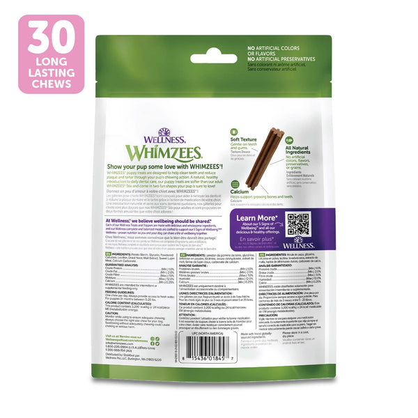 WHIMZEES Duck & Teddy Puppy Natural Dental Dog Treats