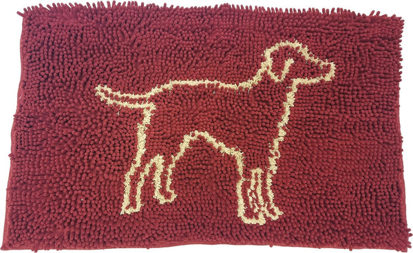 Ethical Pet Clean Paws Dog Doormat, Red