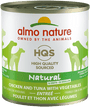 Almo Nature HQS Natural Chicken & Tuna with Vegetables Wet Dog Food
