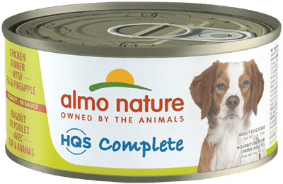 Almo Nature HQS Complete Chicken Dinner with Pineapple & Egg Grain-Free Wet Dog Food