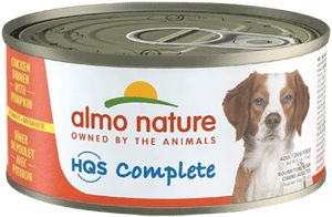 Almo Nature HQS Complete Chicken Dinner with Pumpkin Grain-Free Wet Dog Food