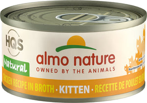 Almo Nature HQS Natural Chicken Recipe Kitten Grain-Free Wet Cat Food