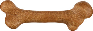 Pet Qwerks Dinosaur BarkBone Wood & Peanut Butter Chew Dog Toy