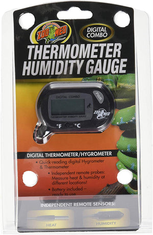 Zoo Med Digital Thermometer Humidity Gauge