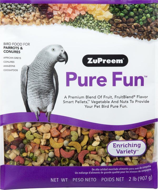 ZuPreem Pure Fun Enriching Variety Parrots & Conures Bird Food