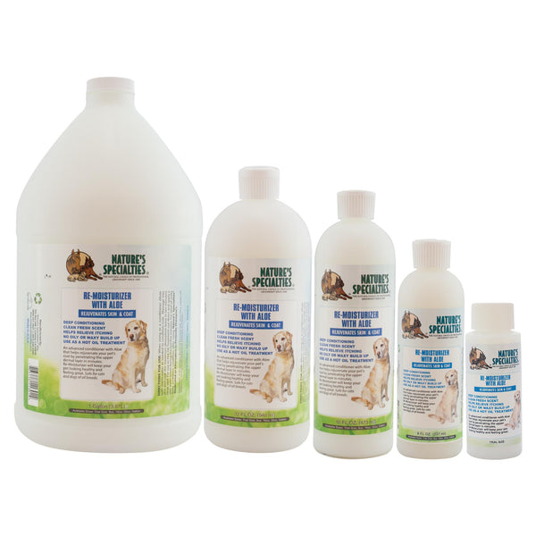 Nature's Specialties Re-Moisturizer with Aloe, Conditioner for Dogs and Cats