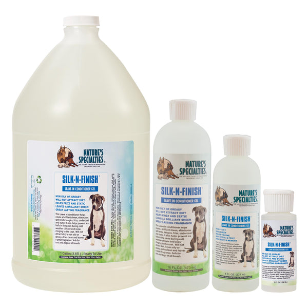 Nature's Specialties Silk-N-Finish Leave-In Conditioner Spray for Dogs & Cats