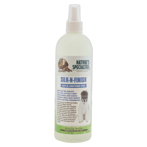 Nature's Specialties Silk-N-Finish Leave-In Conditioner Spray for Dogs & Cats