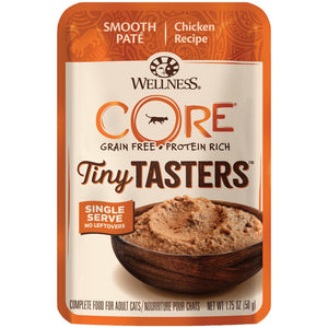 Wellness CORE Tiny Tasters Chicken Pate Grain-Free Cat Food Pouches