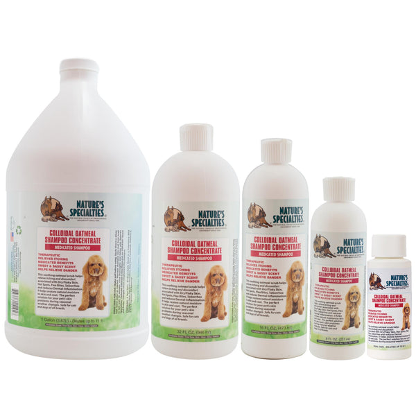 Nature's Specialties Colloidal Oatmeal Medicated Itch-Relief Shampoo for Dogs & Cats