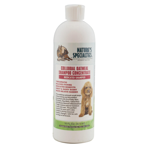 Nature's Specialties Colloidal Oatmeal Medicated Itch-Relief Shampoo for Dogs & Cats