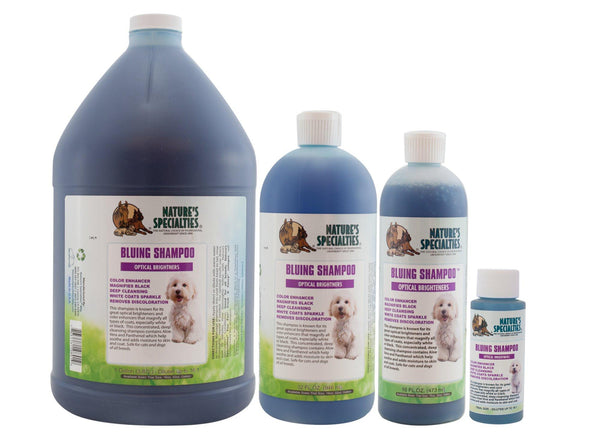 Nature's Specialties Aloe Bluing Shampoo with Optical Brighteners for Dogs & Cats