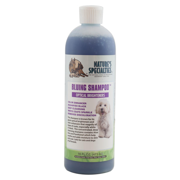 Nature's Specialties Aloe Bluing Shampoo with Optical Brighteners for Dogs & Cats
