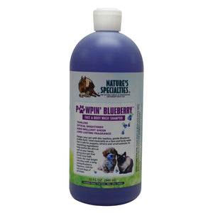 Nature's Specialties Pawpin' Blueberry Tearless Shampoo for Dogs and Cats