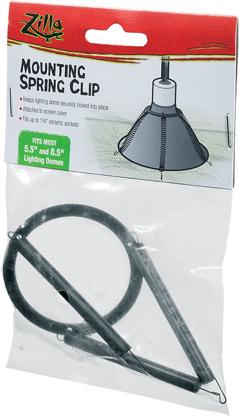 Zilla Terrarium Lamp Mounting Spring Clip