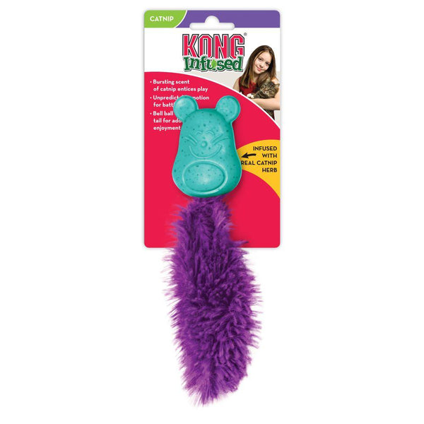 KONG Infused Bobble Mouse Jouet pour chat assorti