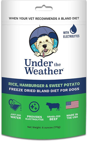 Under the Weather Rice, Hamburger & Sweet Potato Flavor Freeze-Dried Dog Food