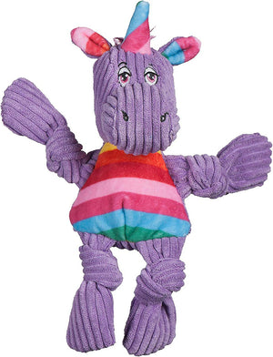 HuggleHounds Knottie Rainbow Plush Dog Toy