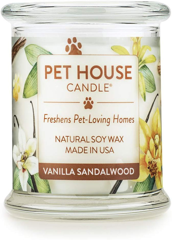 Pet House Year Round Candle, Vanilla Sandalwood, 9-oz