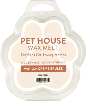 Pet House Year Round Wax Melts, Vanilla Crème Brulee, 3-oz
