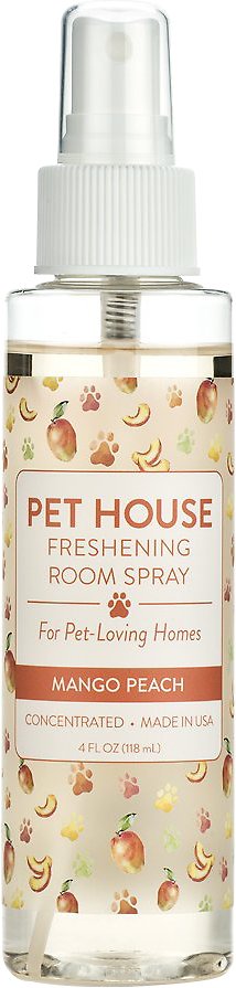 Pet House Year Round Room Spray, Mango Peach, 4-oz