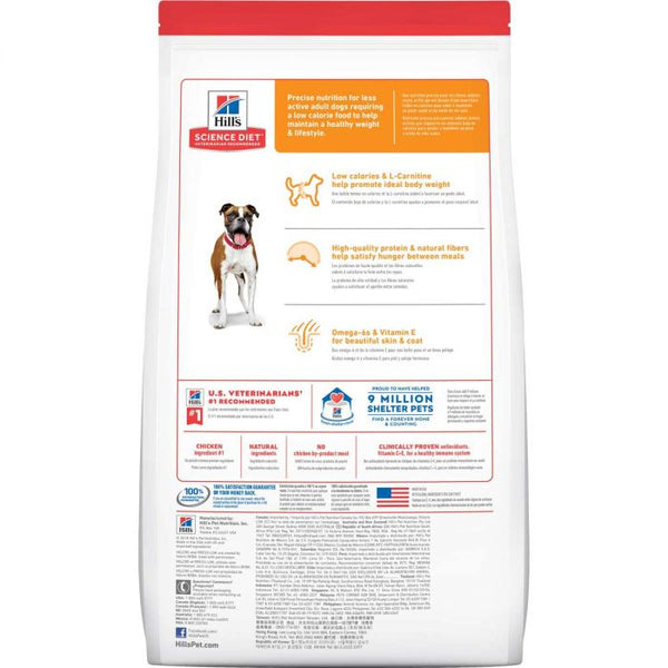 Hill's Science Diet Light Adult, Chicken Meal & Barley Dry Dog Food