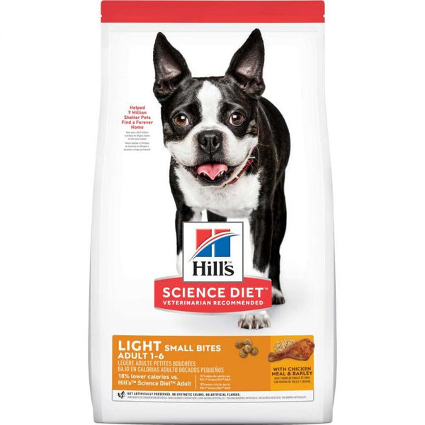 Hill's Science Diet Light Adult Small Bites, Chicken Meal & Barley Dry Dog Food