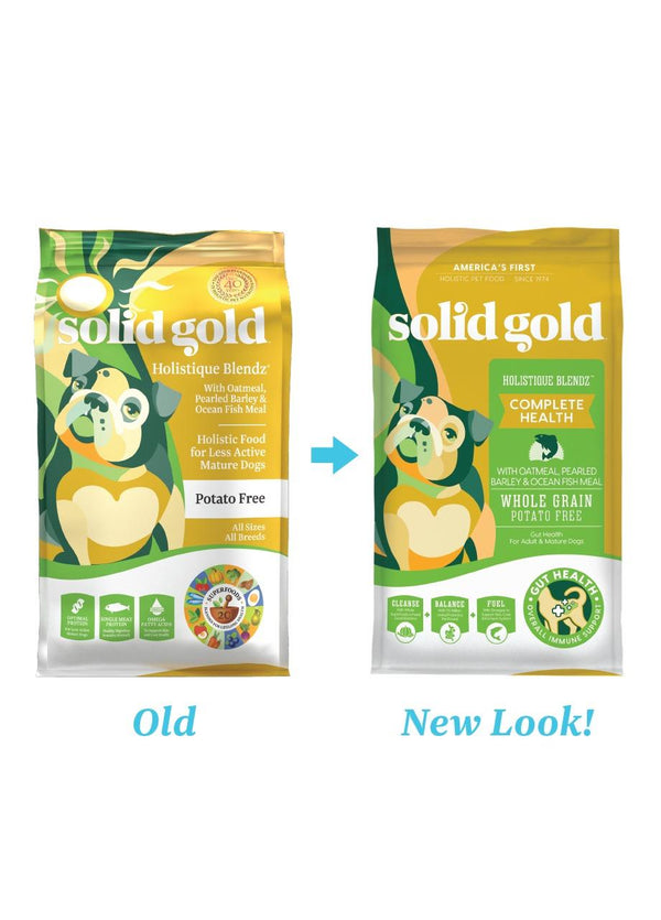 Solid Gold Holistique Blendz with Oatmeal, Pearled Barley & Ocean Fish Meal Dry Dog Food